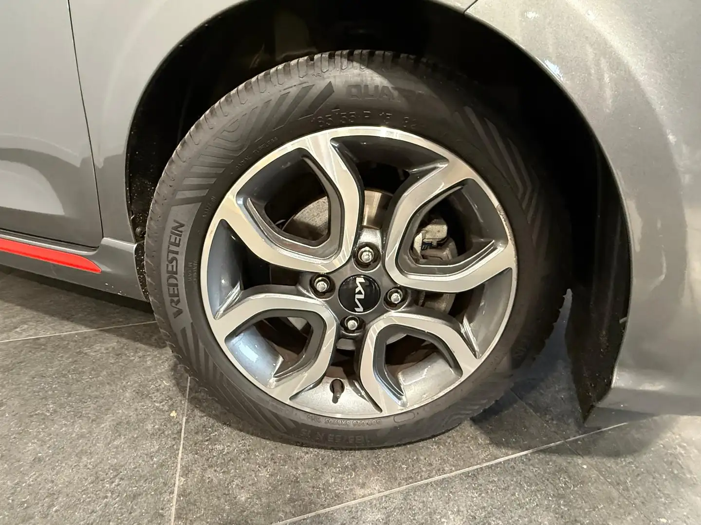 Kia Picanto 1.0 gt line navigatie leder Grau - 2