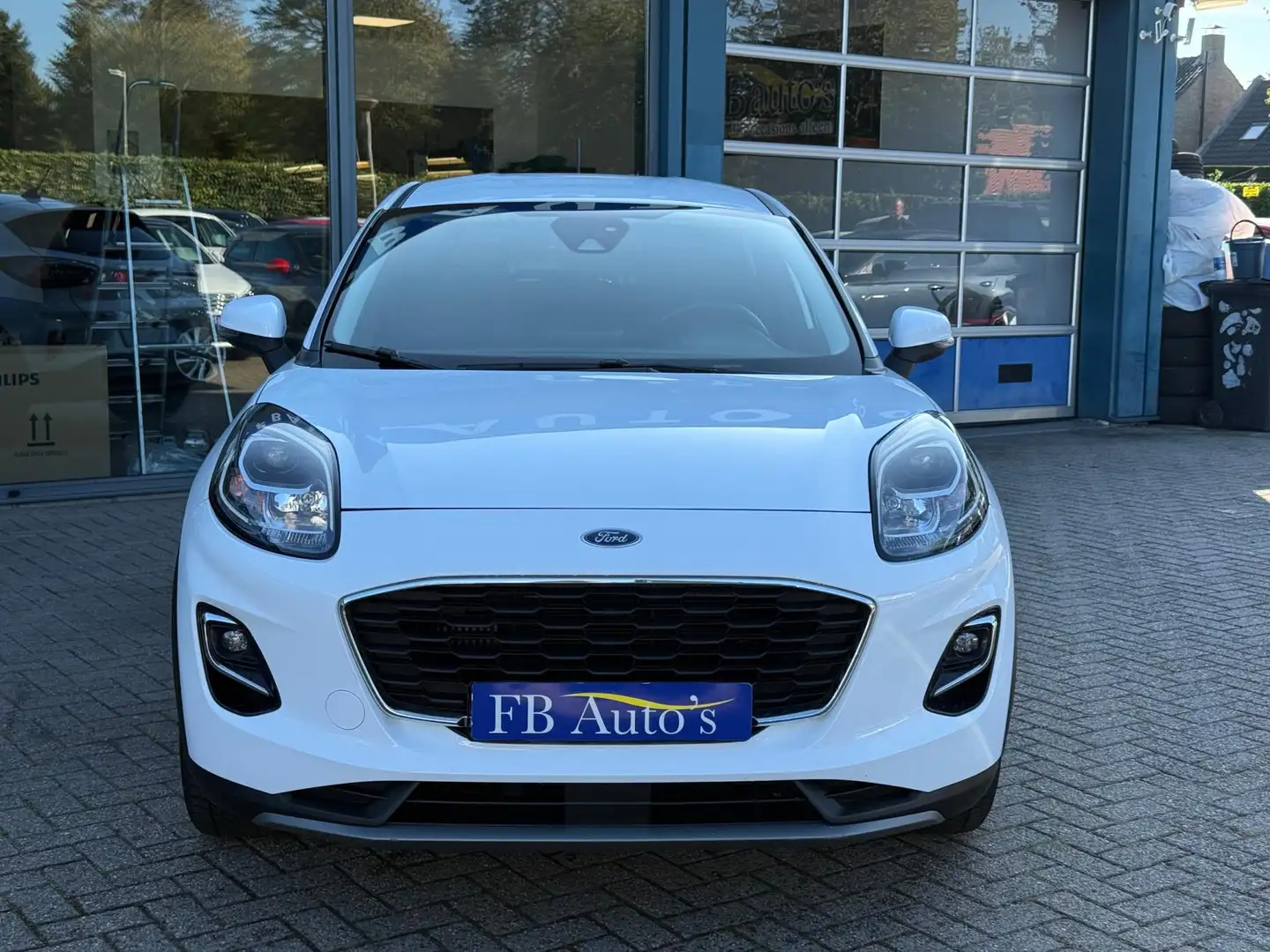 Ford Puma 1.0 EcoBoost Hybrid Titanium Airco Lmv Navi Cruise Weiß - 2