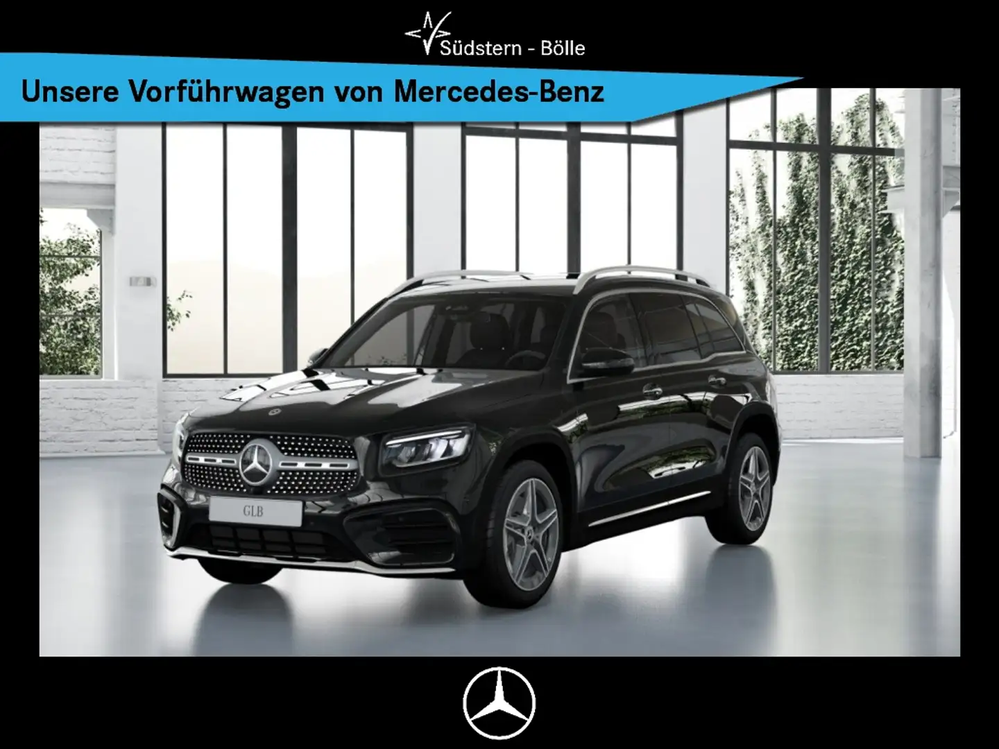 Mercedes-Benz GLB 220 d 4M AMG+AMBIENTE+DISTRO+MBUX+360°KAM Schwarz - 1