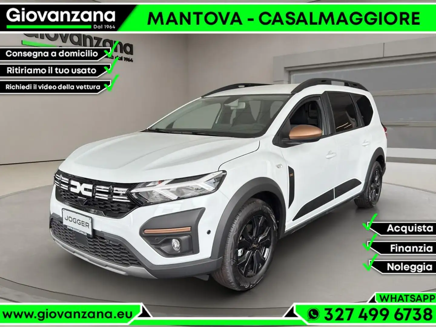 Dacia Jogger 1.6 hybrid Extreme 140cv 7 POSTI KM0 Bianco - 1
