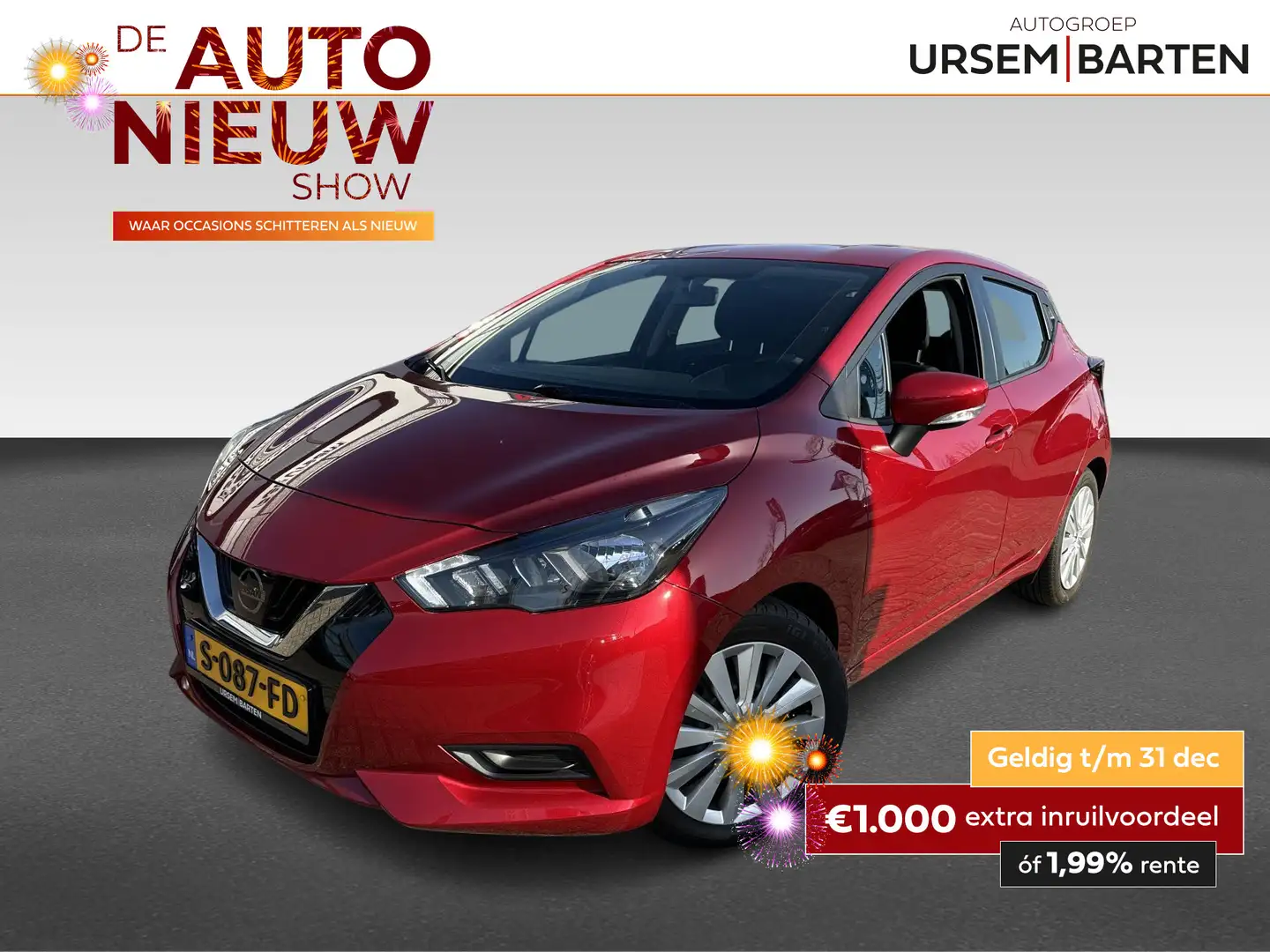 Nissan Micra 1.0 IG-T Acenta Rouge - 1