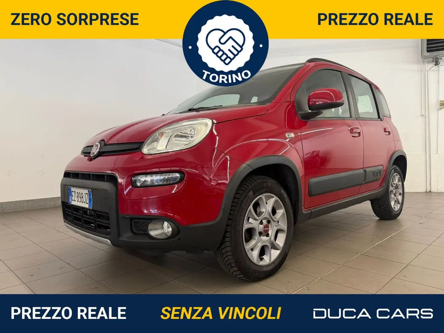 Fiat Panda Panda 1.3 MJT S&S 4x4 Rouge - 1