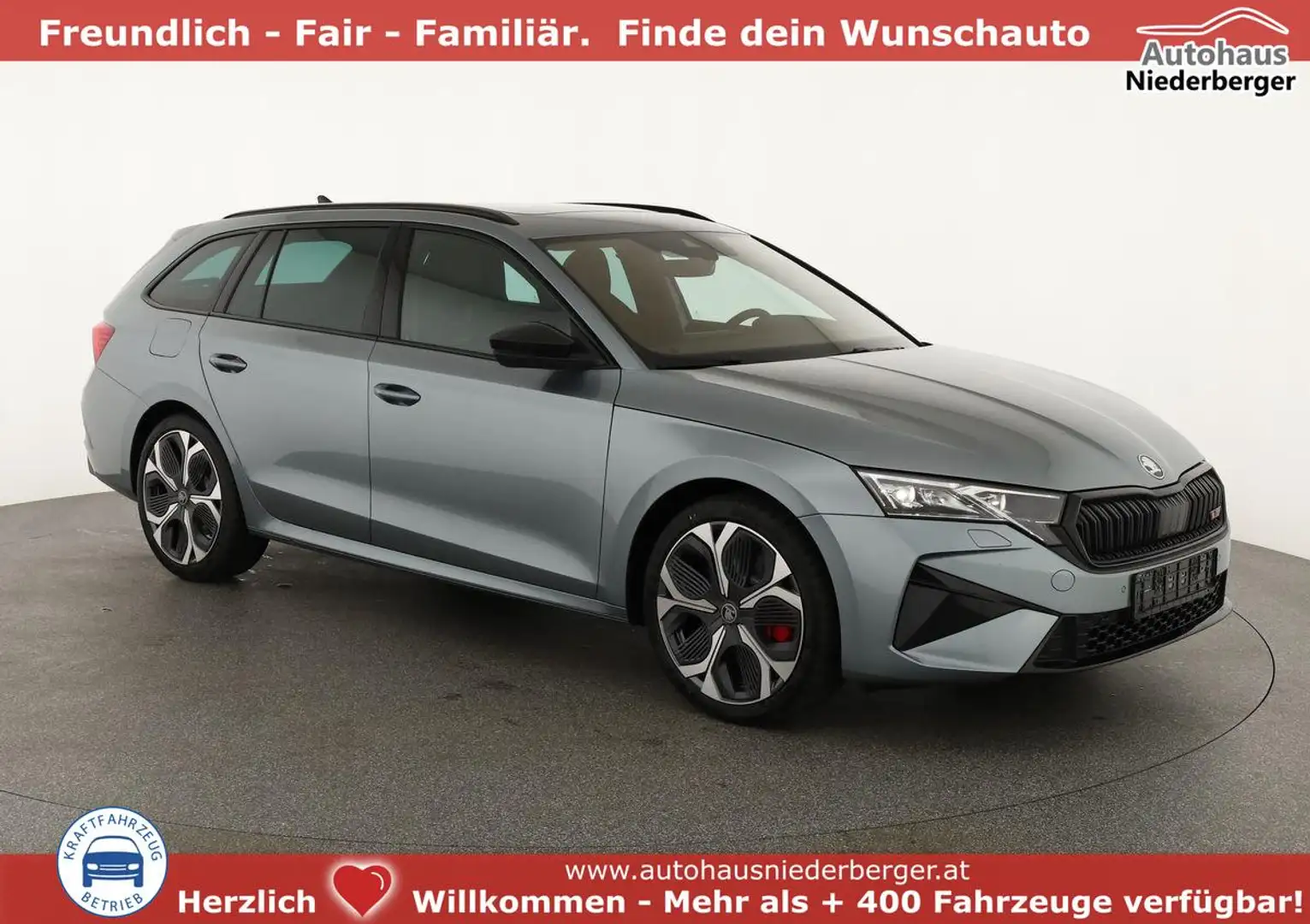 Skoda Octavia Combi RS 2.0 TSI DSG, Sonderlackierung, Pano, A... Grau - 1