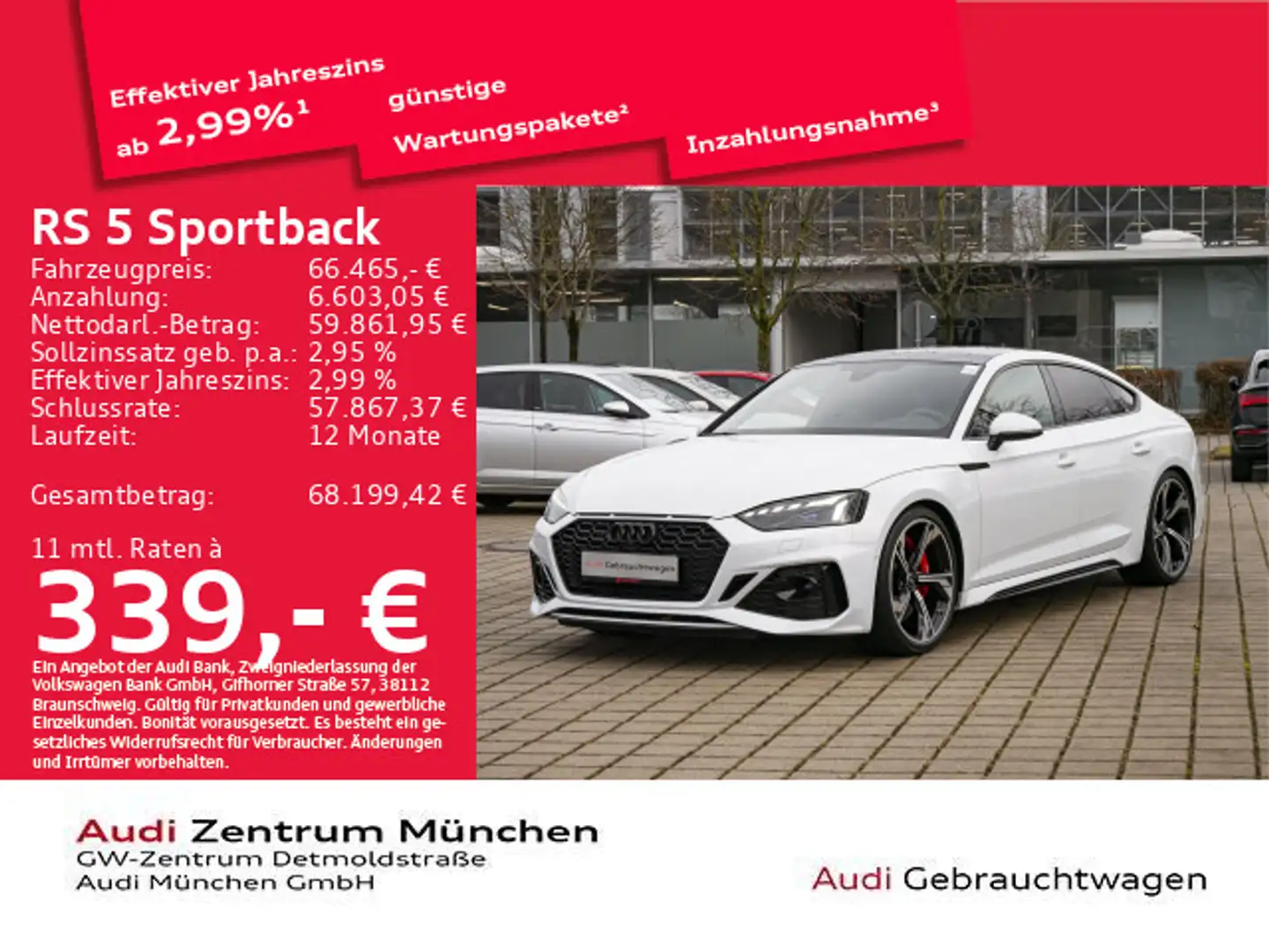 Audi RS5 tiptr. 280km/h/RS-AGA/Pano Grau - 1