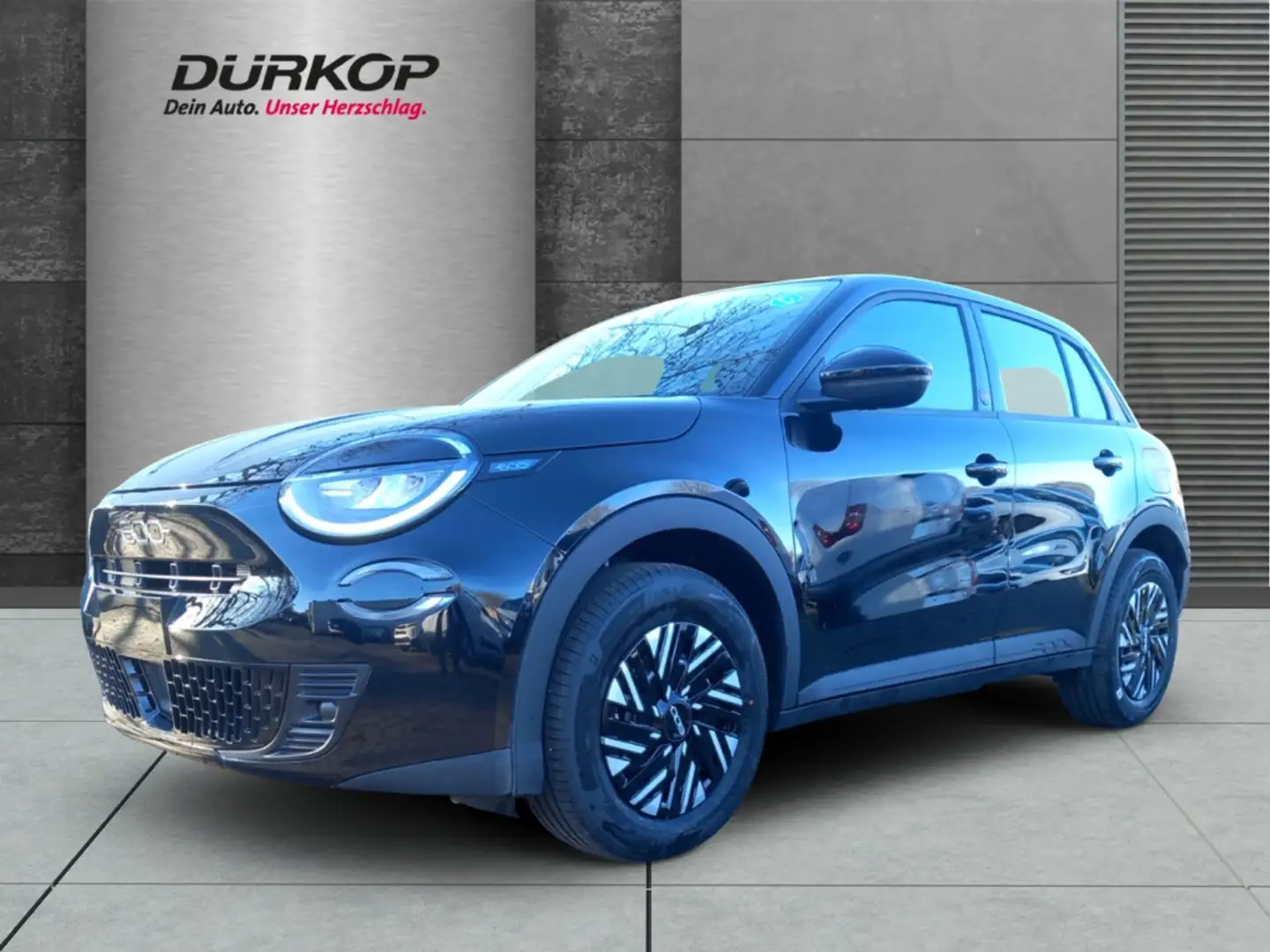 Fiat 600 RED AppleCarPlay DAB Parkpilot Klimaautomatik Negro - 1
