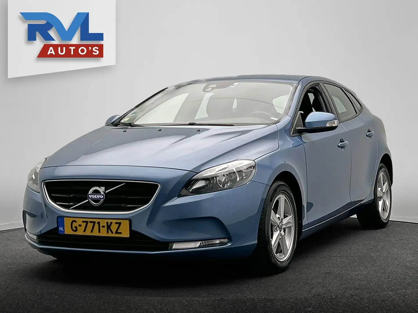 Volvo V40 2.0 D2 Trekhaak Navigatie Cruise Climate-control L Azul - 1