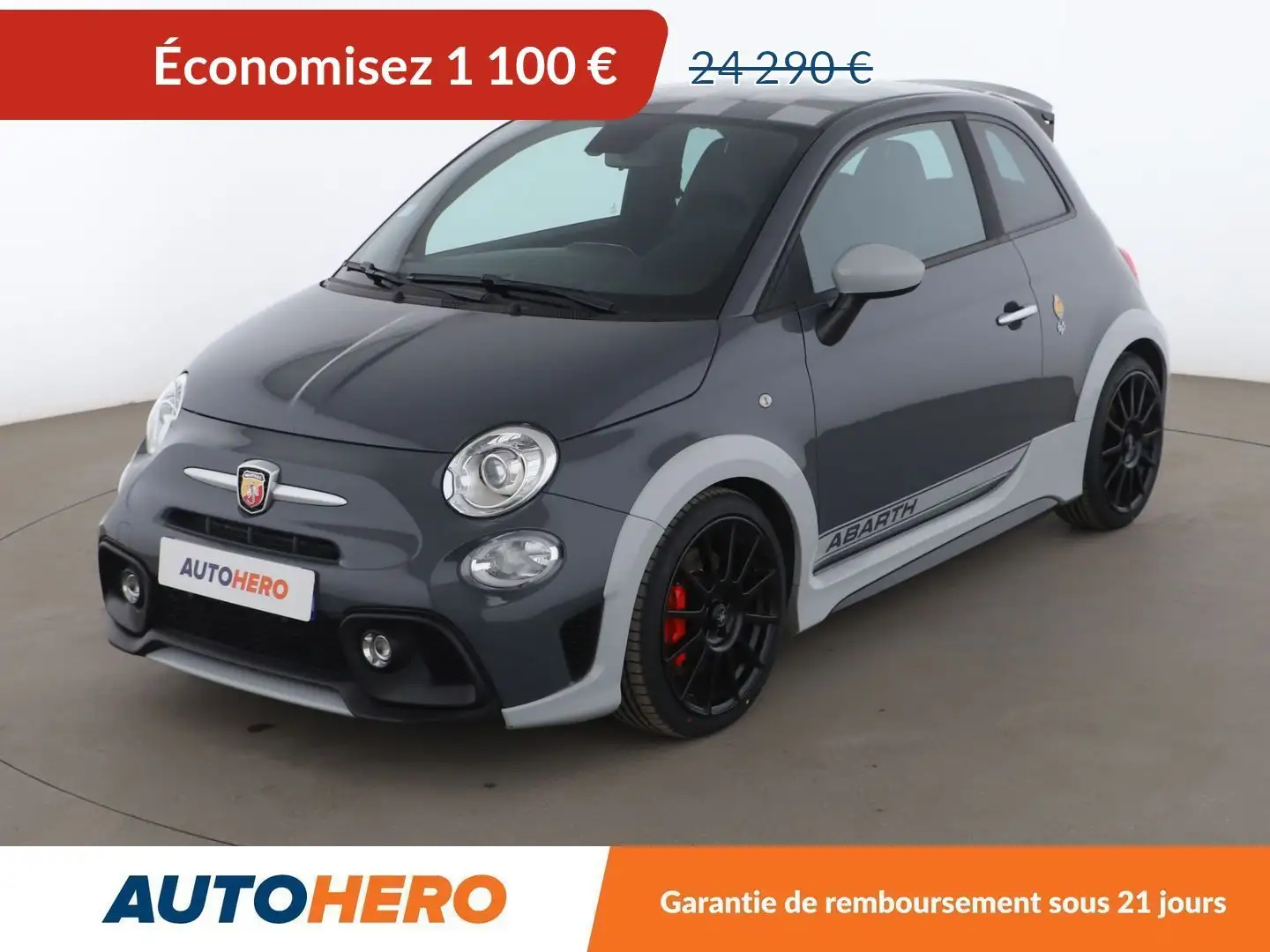 Abarth 500 1.4 Turbo T-Jet 695 70 Anniversario Gris - 1