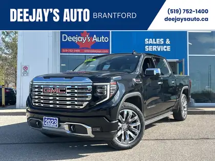 Black 2023 GMC Sierra 1500 Pickup Truck Four-Wheel Drive Automatic