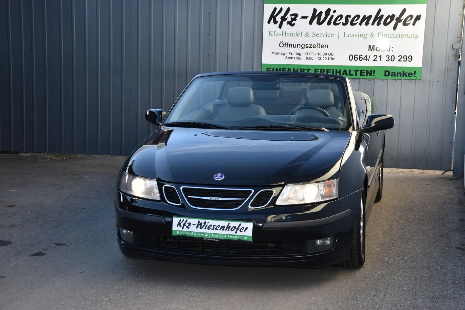 Saab 9-3 1.8t Cabrio Linear / TOP Zustand / Service + Pick Schwarz - 2