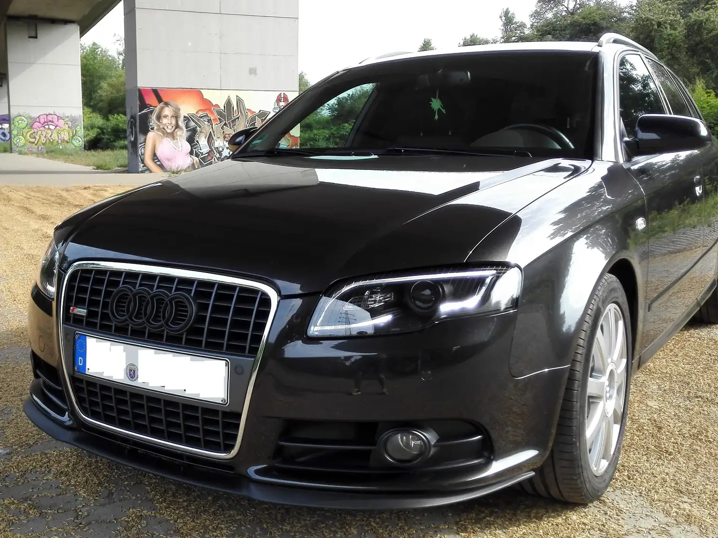 Audi A4 Avant 1.8 T Avant B7 S-line *Scheckheft * Wenig Km Noir - 1