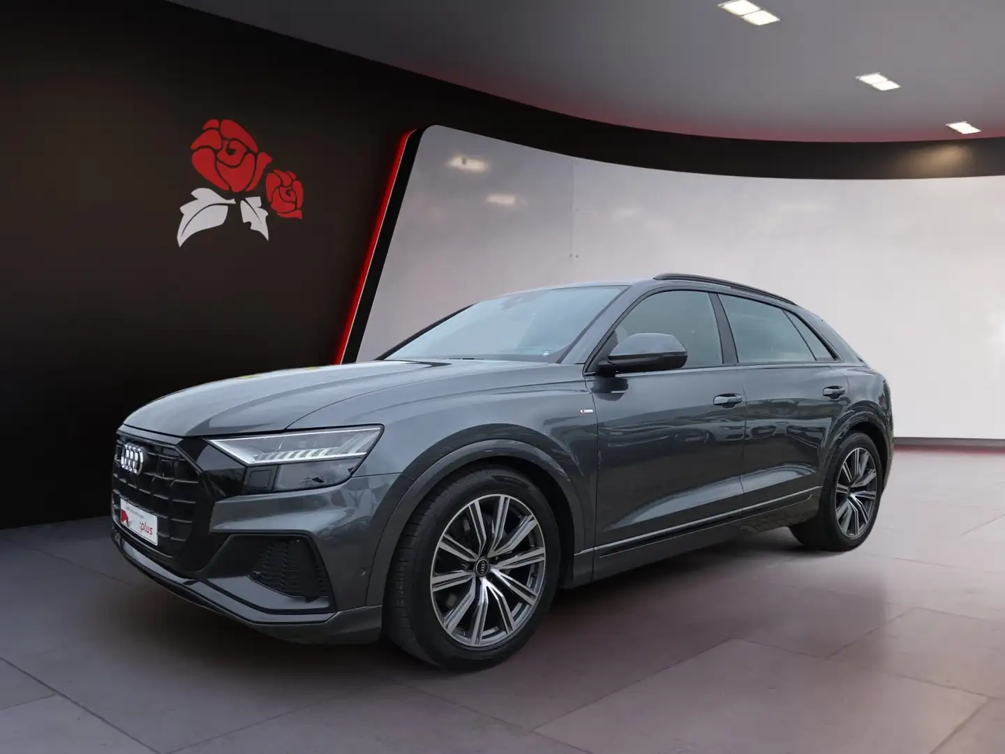 Audi Q8 50 3.0 TDI quattro B&O Pano 360° HUD ACC Standhei Grau - 2