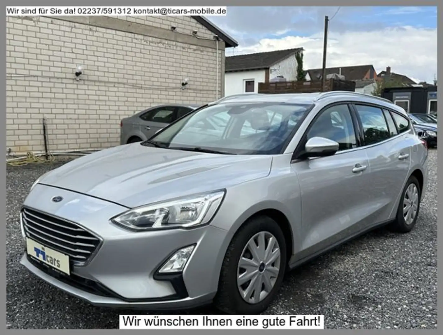 Ford Focus *1.Hand,Navi,PDC,Garantie,Klima,BT* Argent - 1