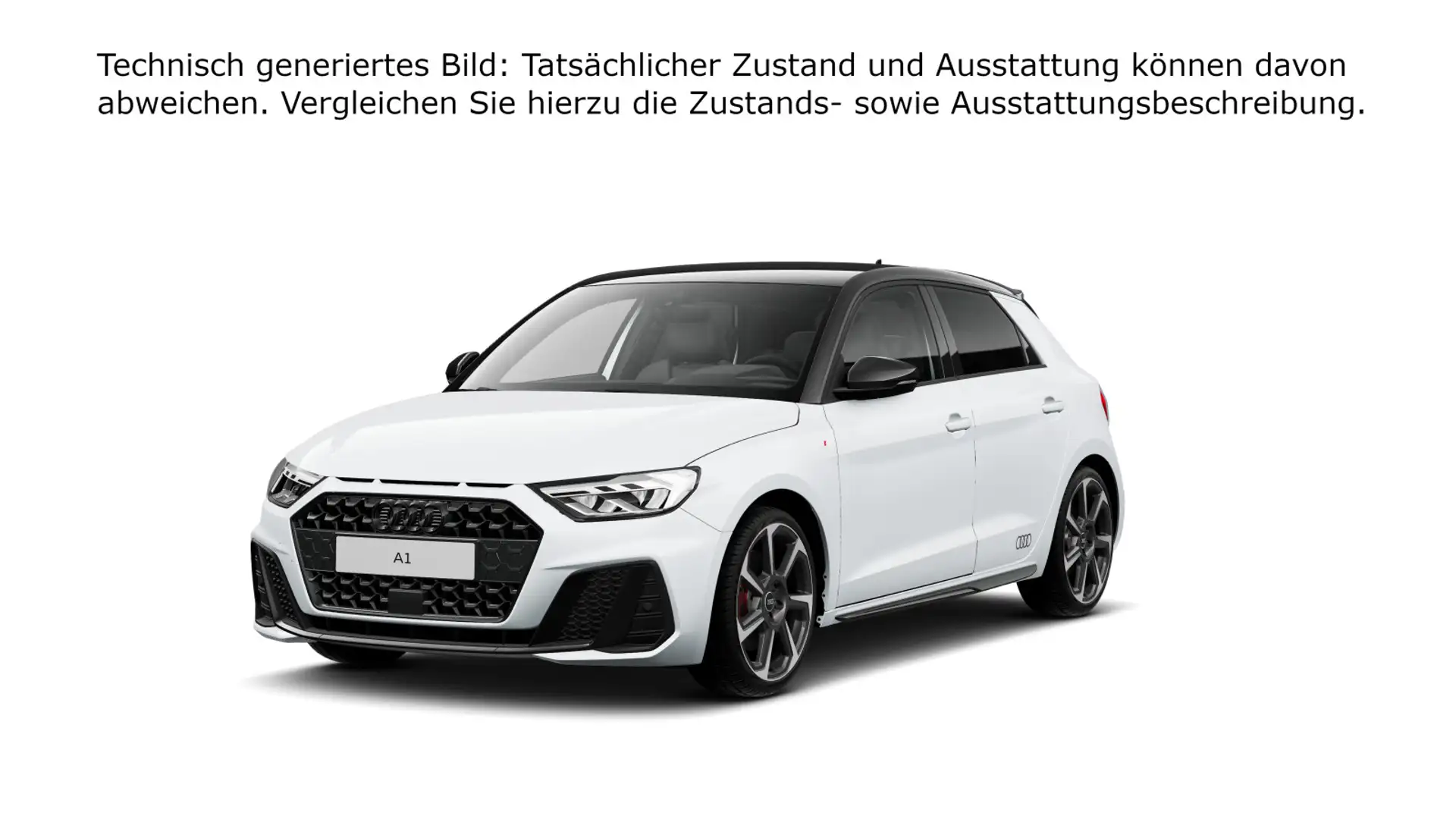 Audi A1 40 TFSI Sportback S tronic S line Weiß - 2
