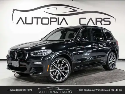 Black 2018 BMW X3 SUV / Crossover All-Wheel Drive Automatic