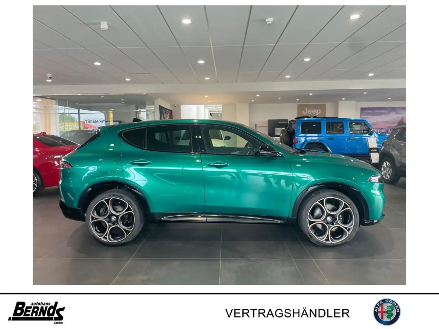 Alfa Romeo Tonale SOFORT❗Mild Hybrid ✨Intensa✔️ GRÜN💚*HÖCHSTE AUSST Grün - 2