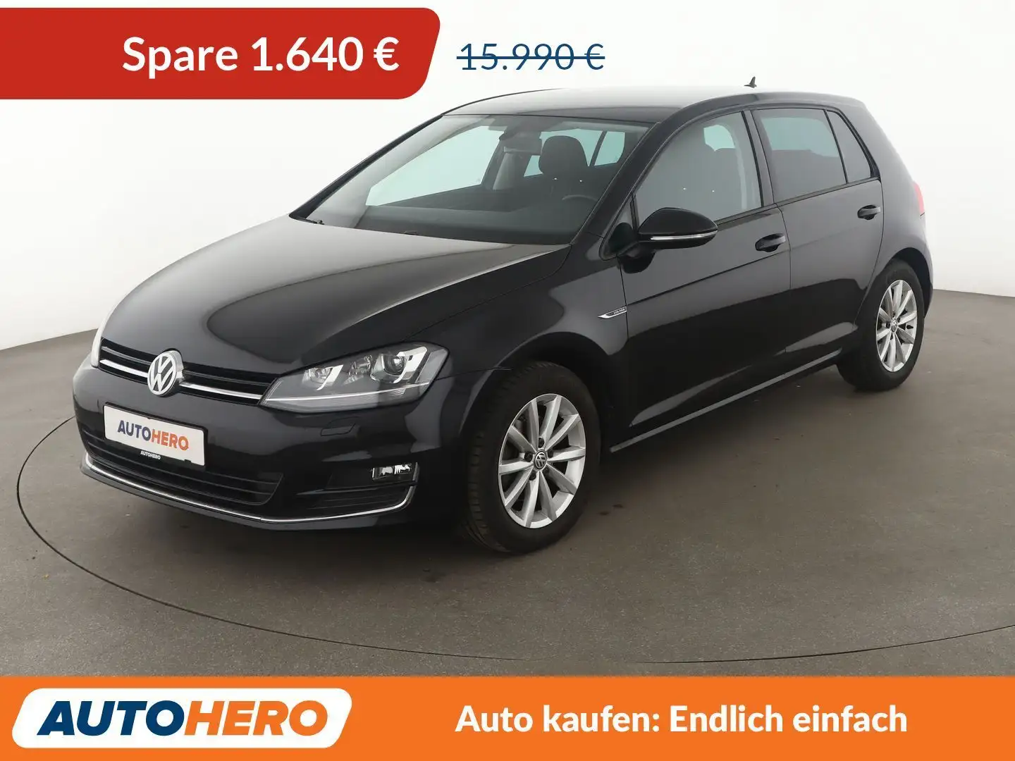 Volkswagen Golf 1.4 TSI Lounge BlueMotion Tech Aut.*BI-XENON* Noir - 1