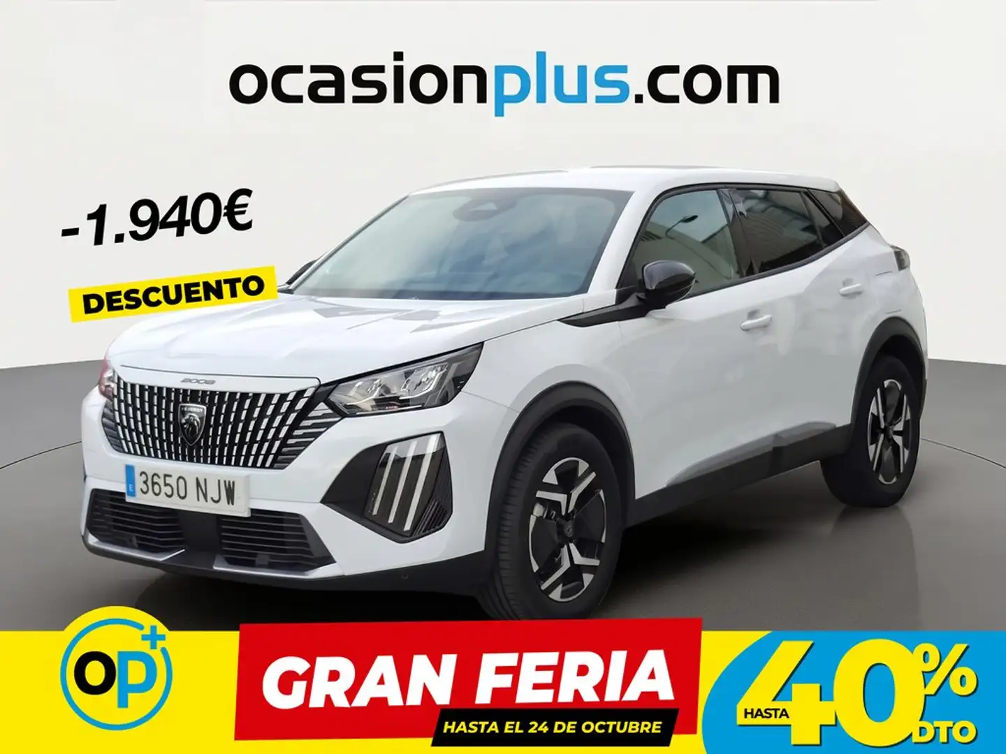 Peugeot 2008 Hybrid Allure eDCS6 145 Blanco - 1