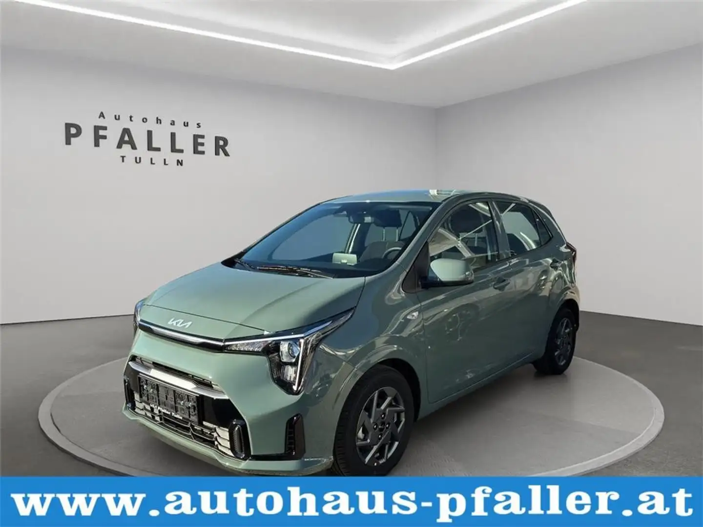 Kia Picanto 1,0 GDI Silber 4 Stz. Grün - 1