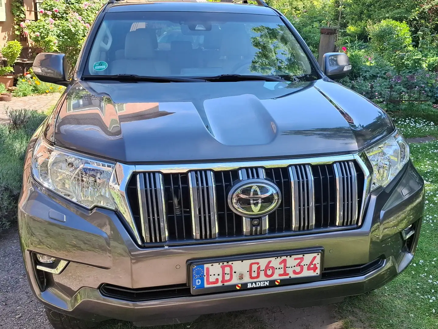 Toyota Land Cruiser D4D AUTOM EXECUTIVE NAVI LEDER eSD AHK RENTNER-KFZ Szary - 1