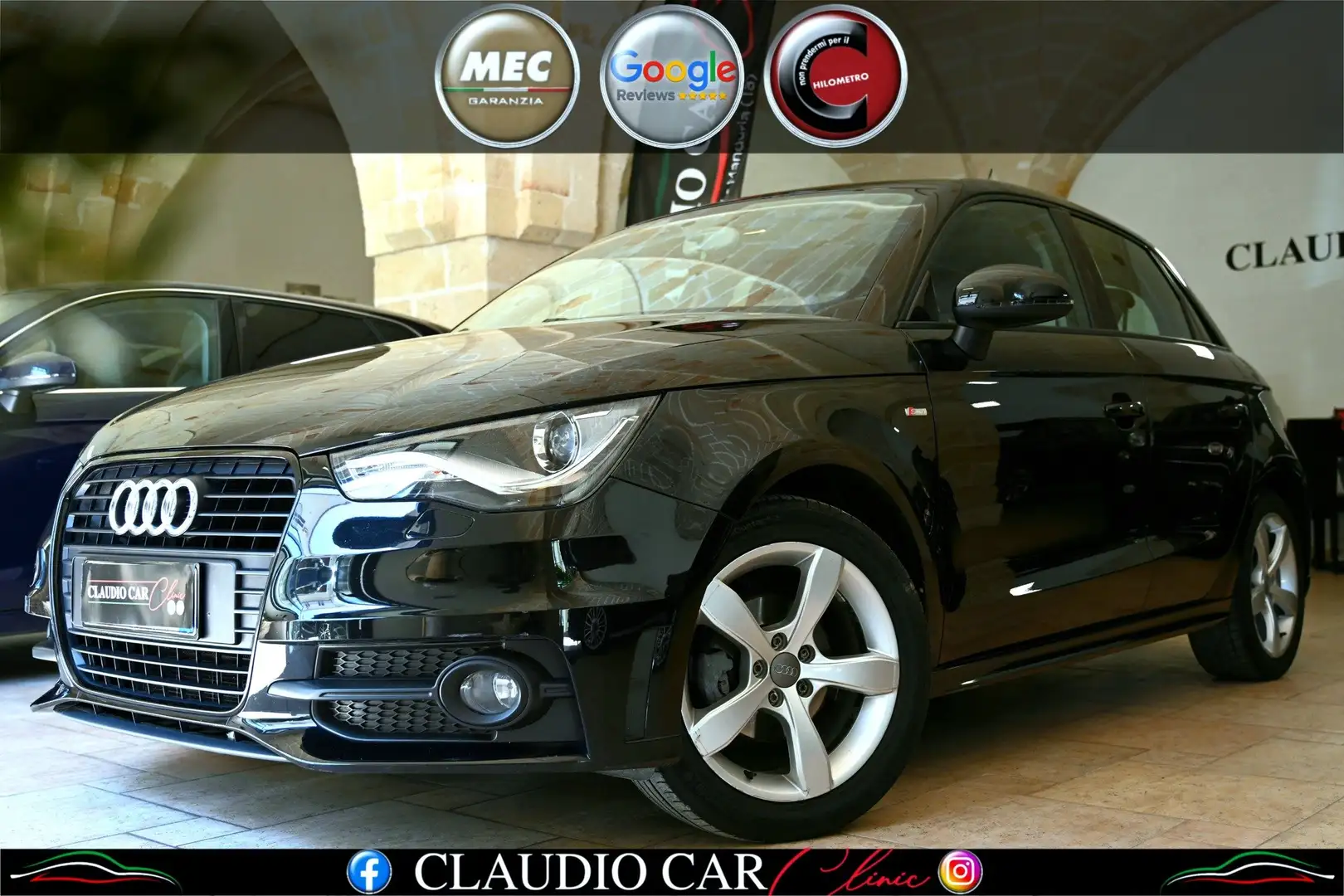 Audi A1 A1 Sportback 1.2 tfsi S LINE Zwart - 1