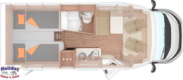 Weinsberg CaraSuite 650 MEG (Ford) Lithium, PremiumPaket u