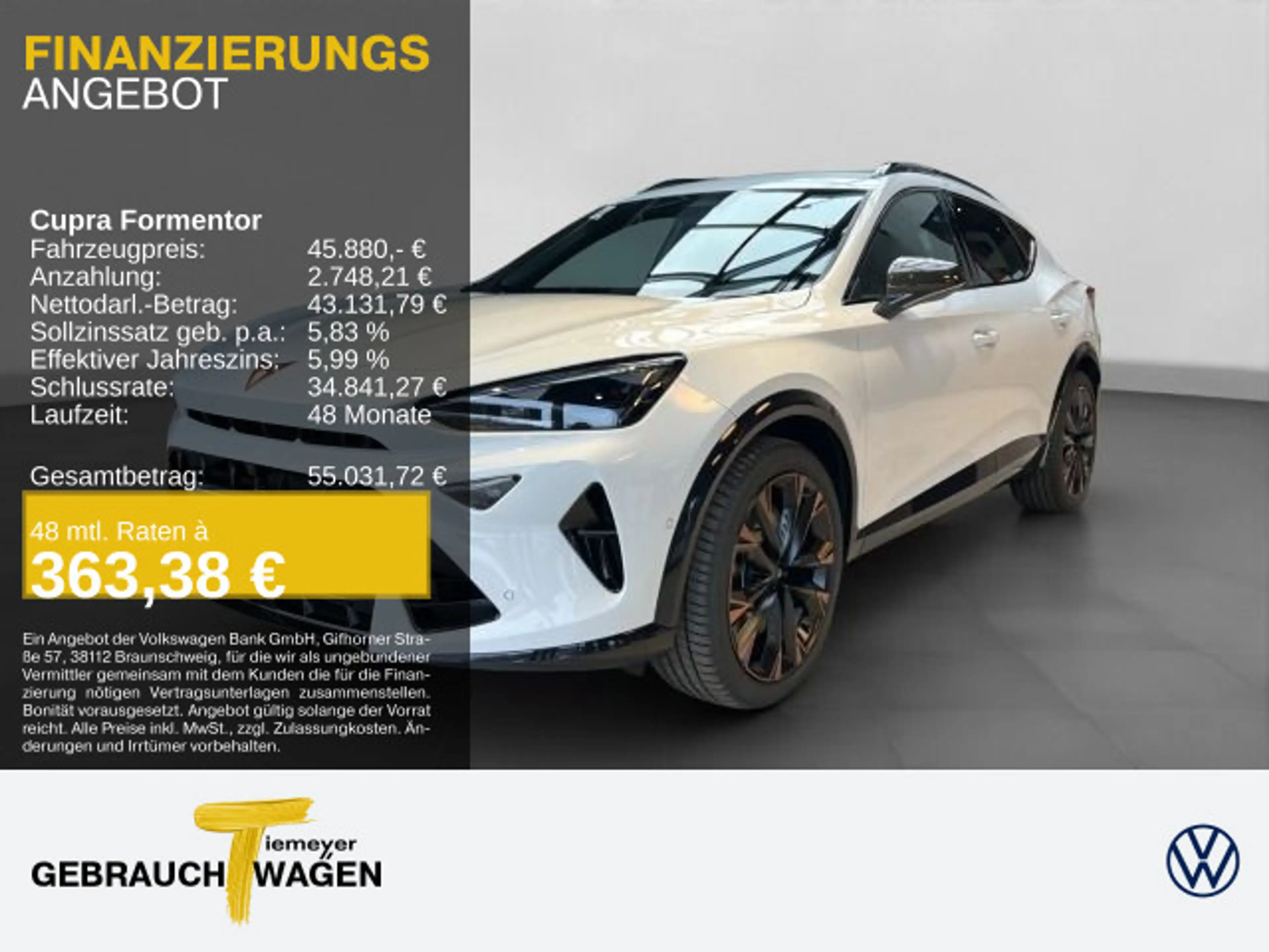 CUPRA Formentor 2.0 TSI DSG VZ 4DRIVE AREA VIEW NAVI S
