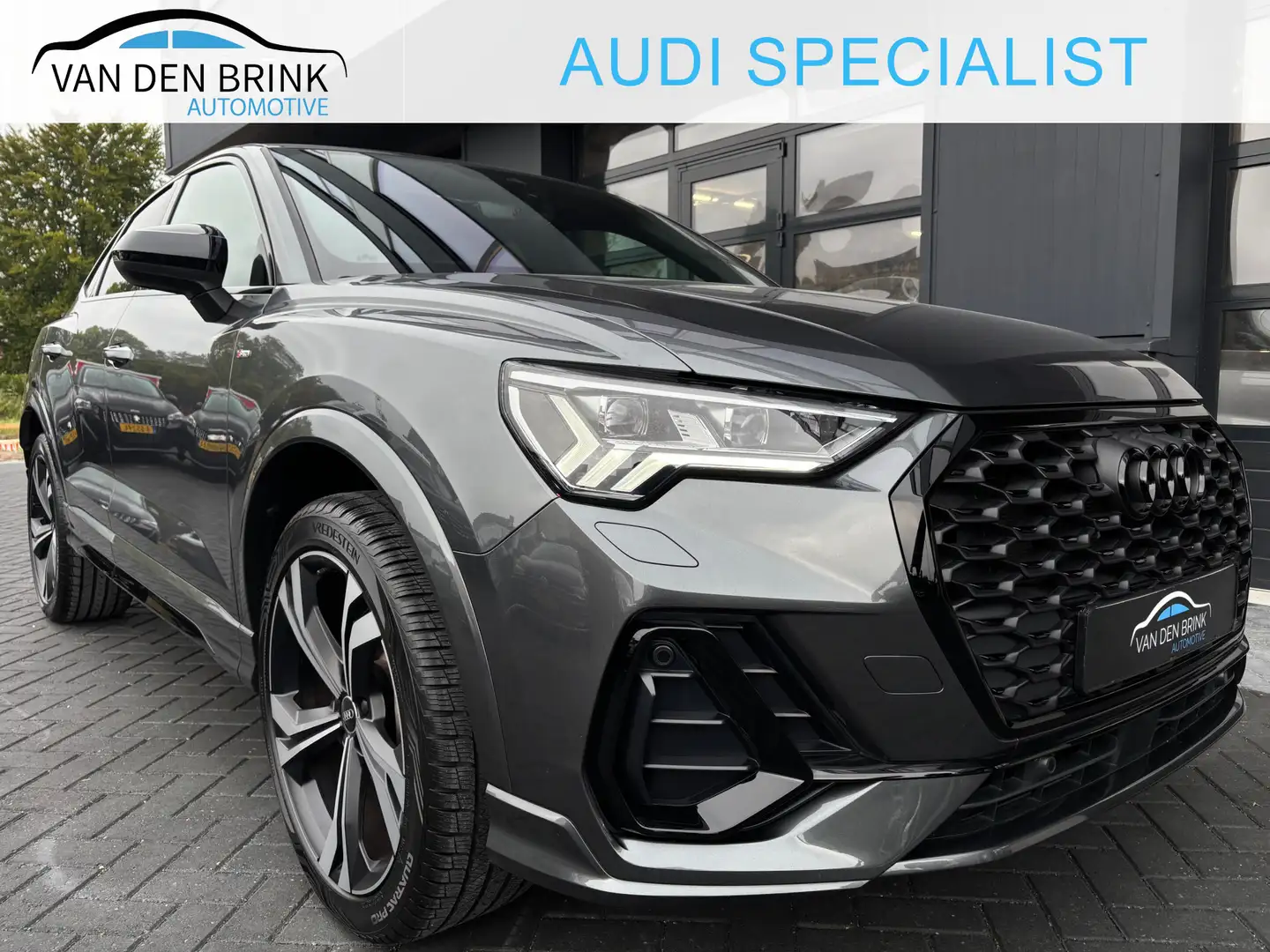 Audi Q3 Sportback 45 TFSI e-tron S-line Matrix Sonos Pano Grijs - 1