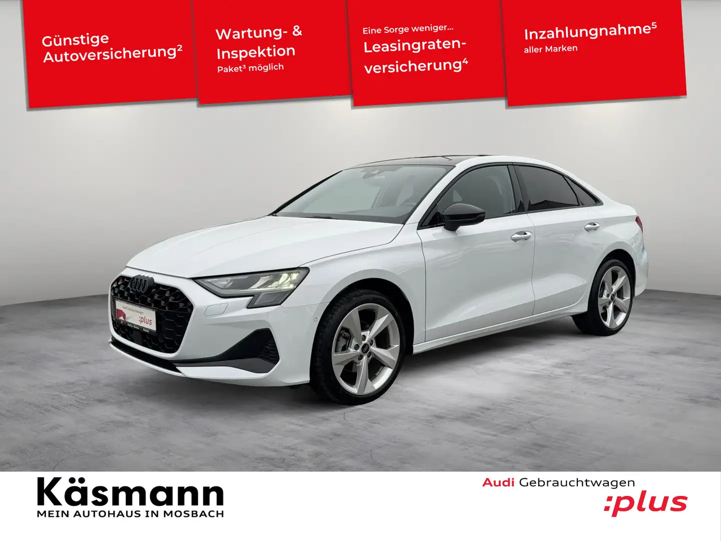 Audi A3 advanced 30TFSI NAV PDC SHZ Weiß - 1