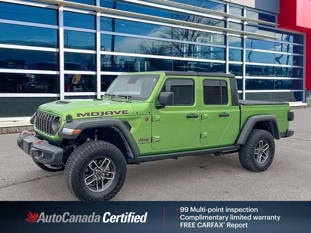 2026 Jeep Gladiator Mojave | One Owner | Clean CarFax | Low KMS | Great Value | Factory Warranty | Ontario Vehicle |