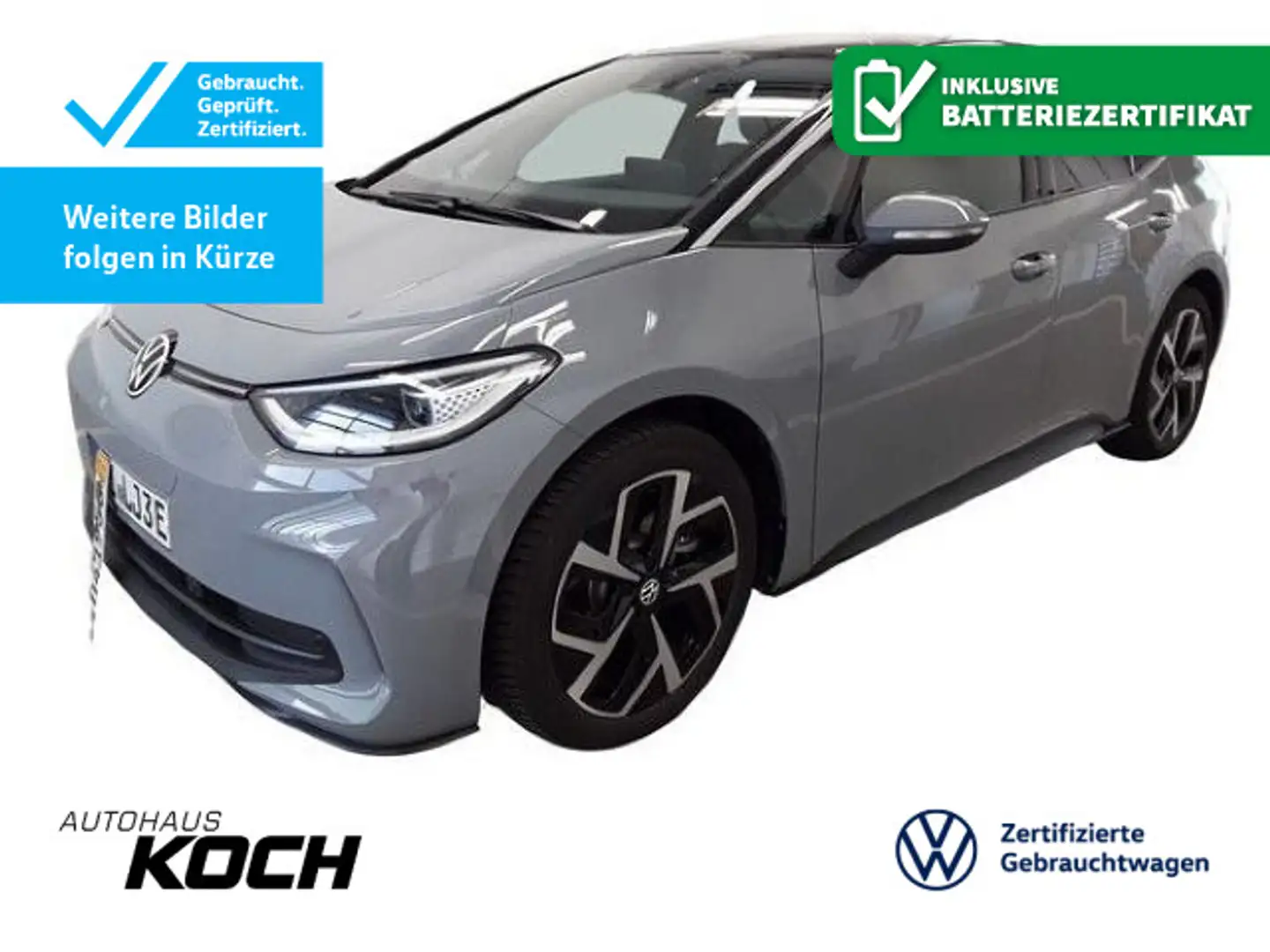Volkswagen ID.3 Pro LED 58KW/h Grau - 1