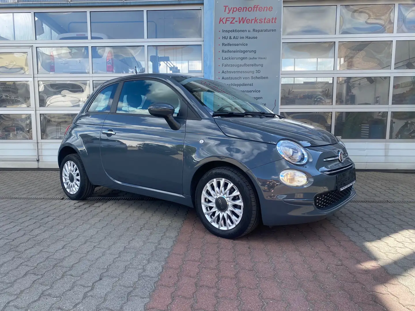 Fiat 500 1.0 GSE Hybrid, Tempomat, 1.Hand, HU/AU neu Gris - 2