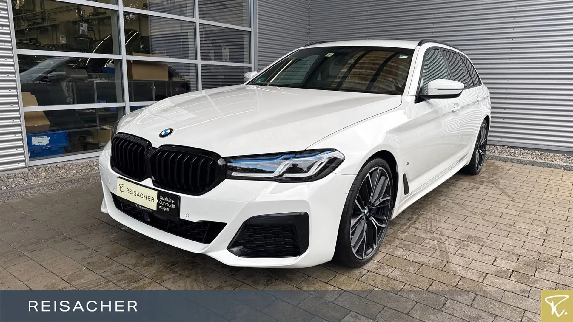 BMW 540 dA xDrive Navi HUD Laser ACC RüKa AHK 20"LM Blanco - 1