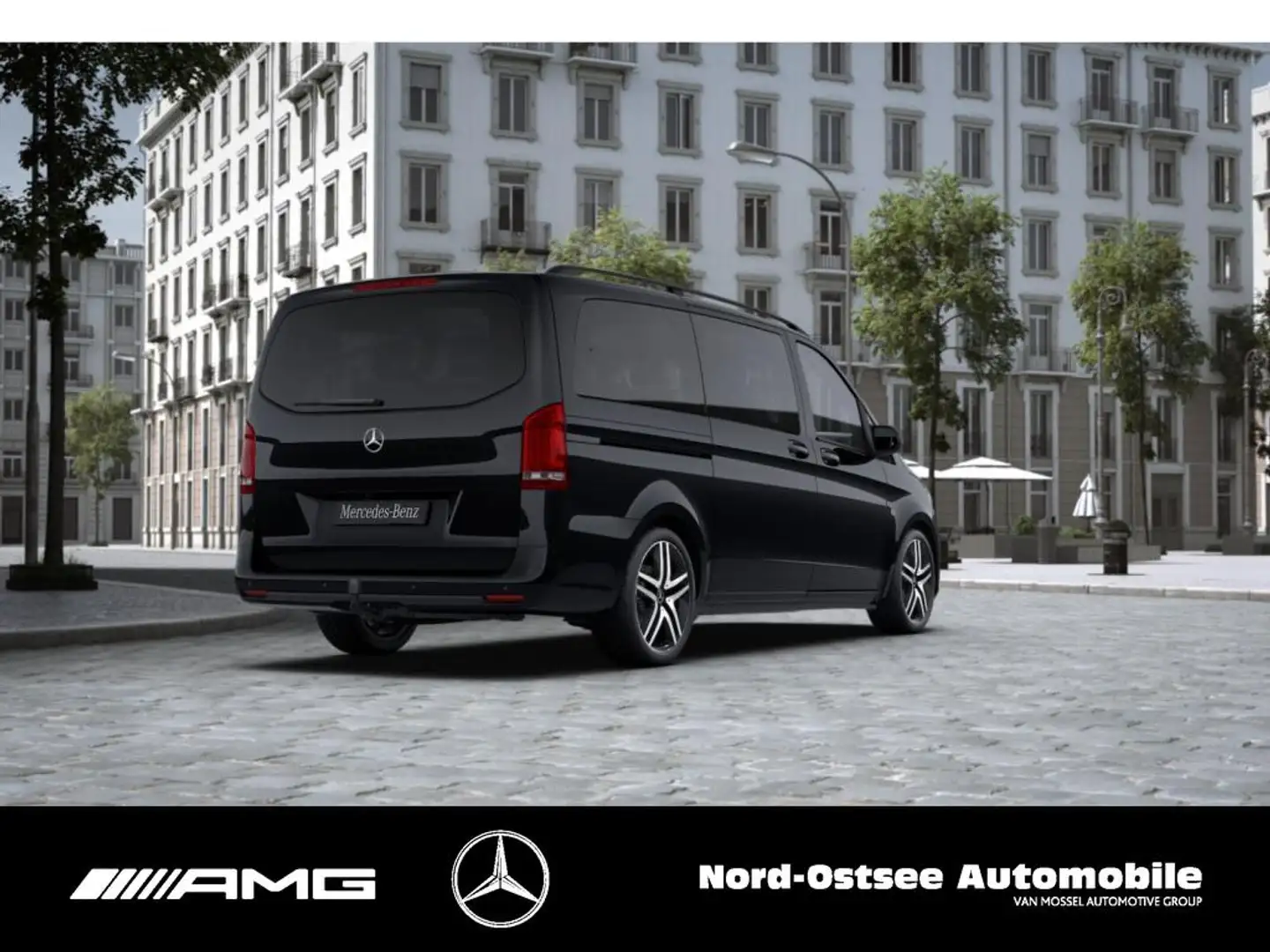 Mercedes-Benz Vito 124 Tourer 4x4 lang DISTR KLIMA STHZ LED Noir - 2