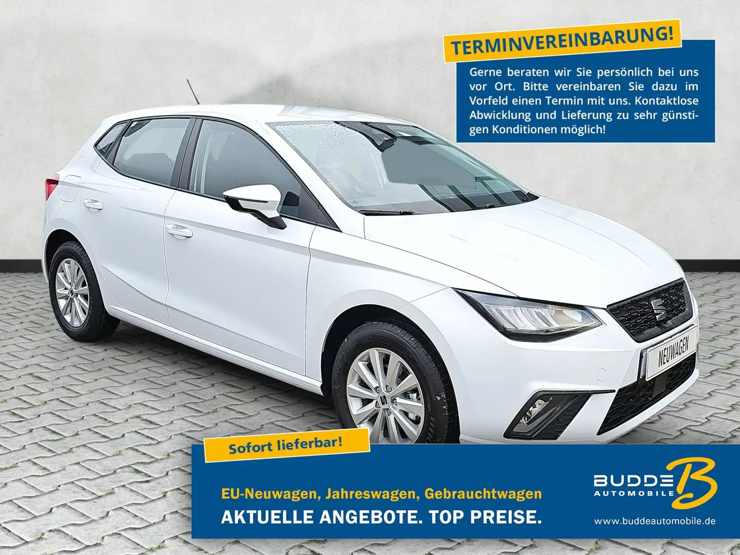SEAT Ibiza 1.0 MPI Reference / AppConnect&AppleCarPl Bianco - 1