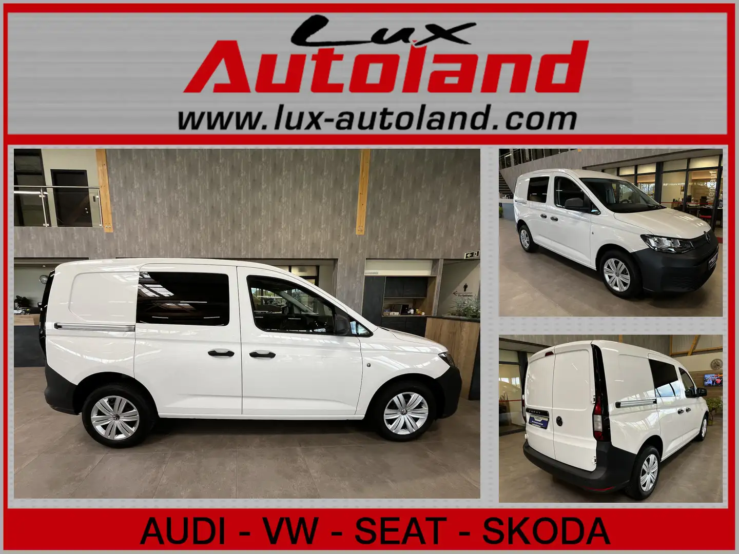 Volkswagen Caddy 2.0 TDI Cargo *Klima*Tempomat* Blanc - 1