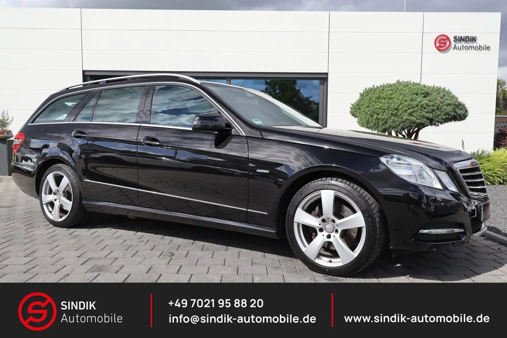Mercedes-Benz E 350 T V6 CGI Avantgarde Sport-Airmatic-SHD-ILS Schwarz - 1