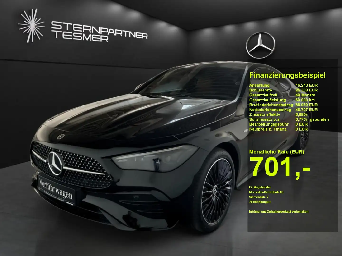 Mercedes-Benz CLE 300 e mit EQ Hybrid Technologie EDITION AMG Negru - 1
