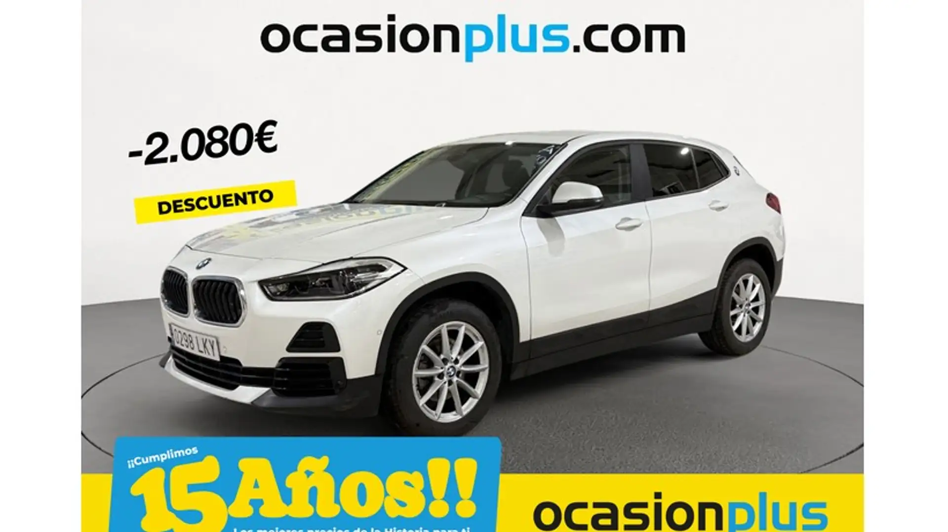 BMW X2 sDrive 18d Business Blanc - 1