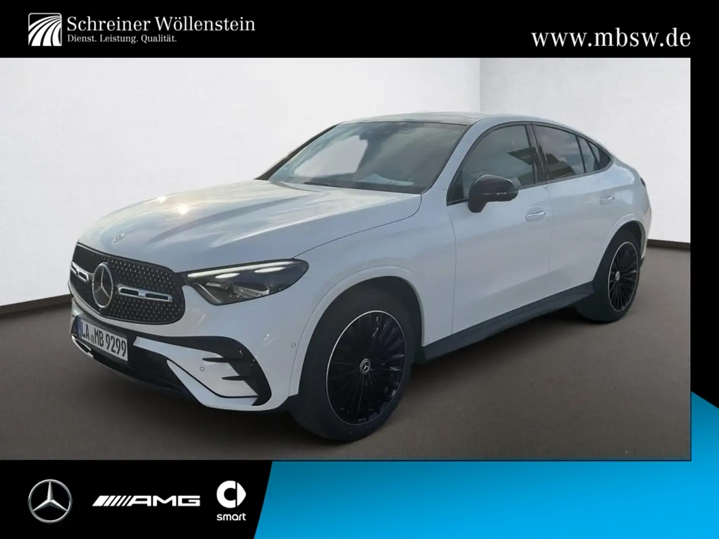 Mercedes-Benz GLC 450 d 4M C AMG*Night*AHK*HUD*Pano*Dig.-Light Weiß - 1