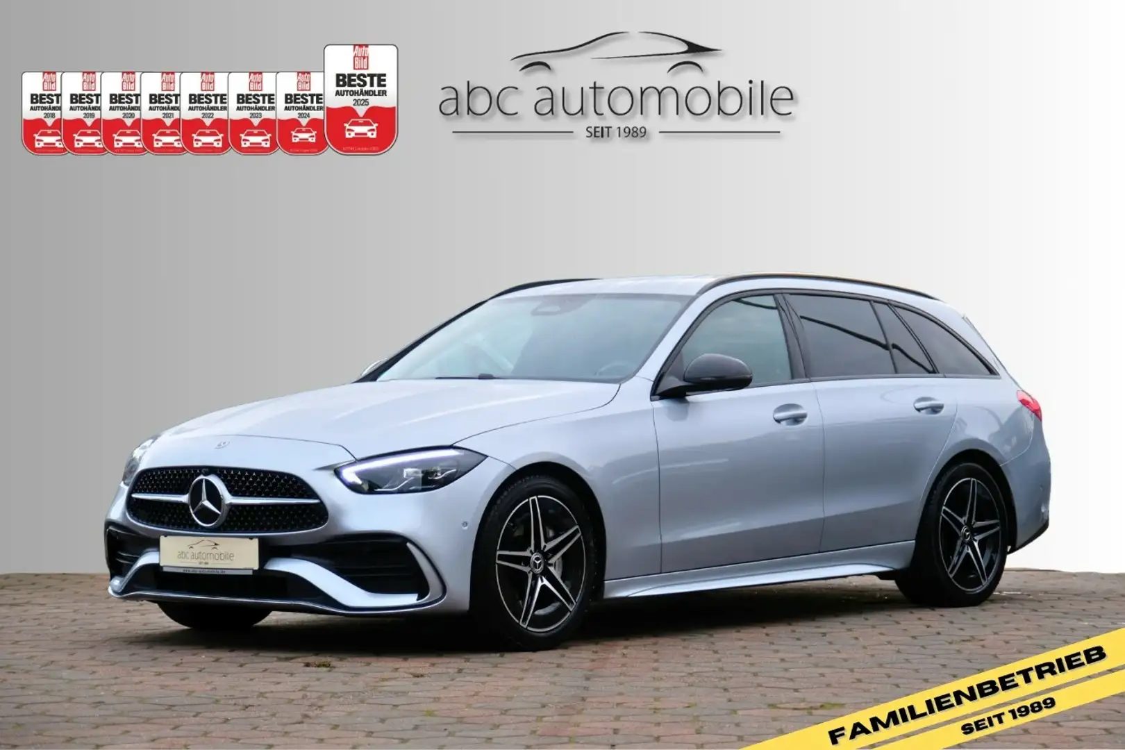 Mercedes-Benz C 200 d T Edition AMG Night-Paket Silber - 1