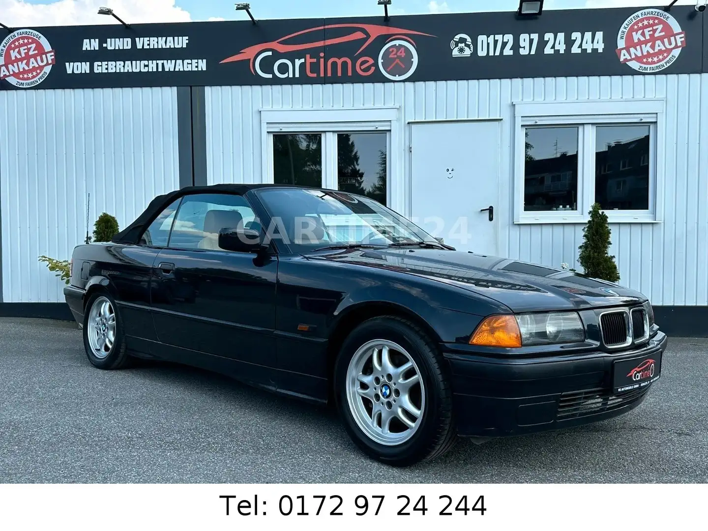 BMW 320 BMW e36 320i Cabrio*YOUNGTIMER*WENIG KM*TÜV NEU* Noir - 2