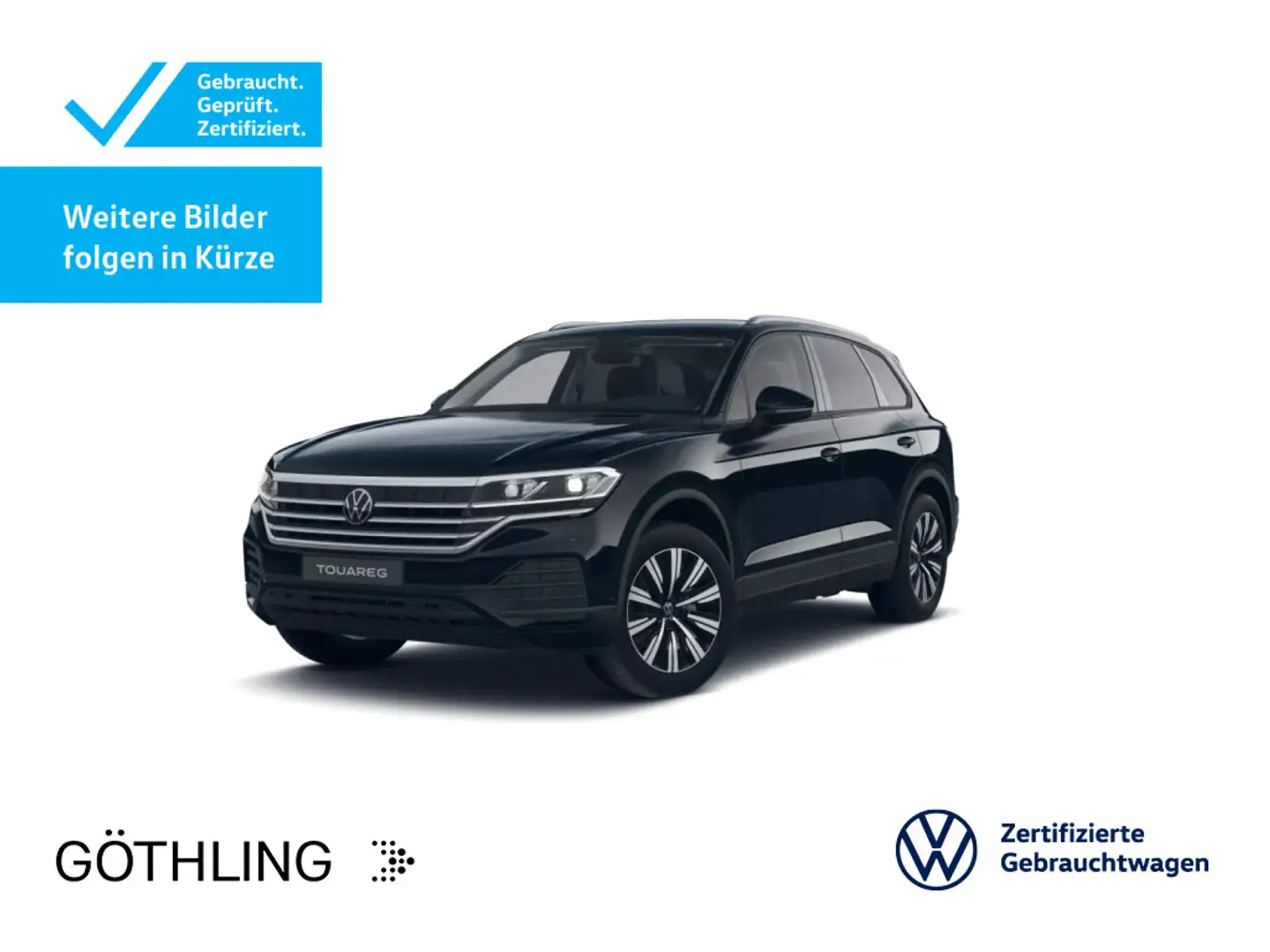 Volkswagen Touareg 4M 3.0 TDI*NAVI*LEDER*LUFT*ASG*AHK*KAM*I Schwarz - 1