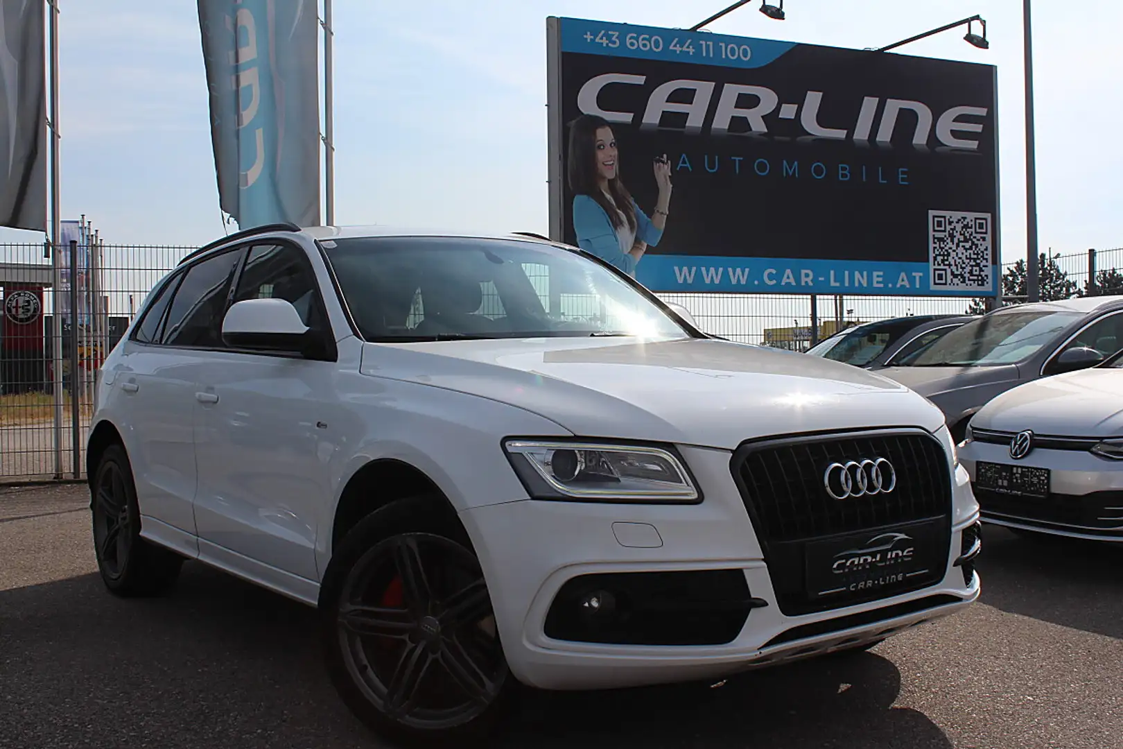 Audi Q5 3,0 TDI quattro S-Line Pano Sport S-tronic Weiß - 1