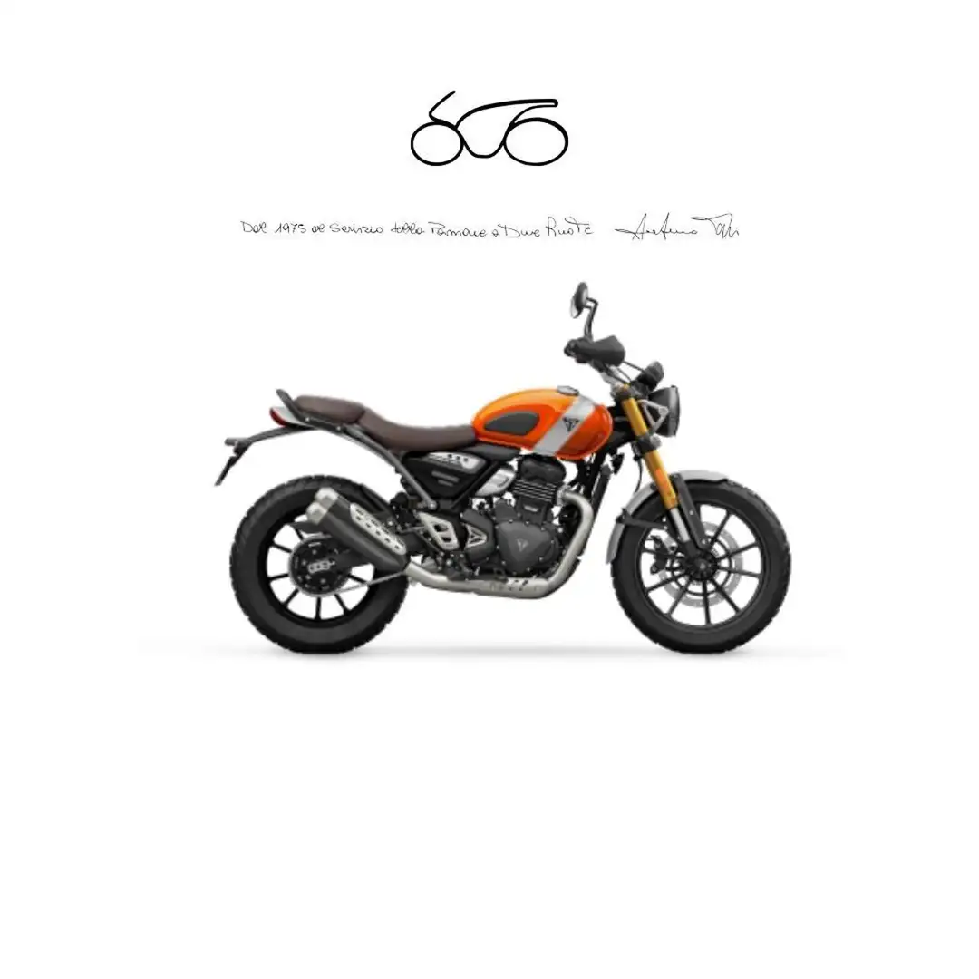 Triumph Scrambler 400 X 400 X Arancione - 1