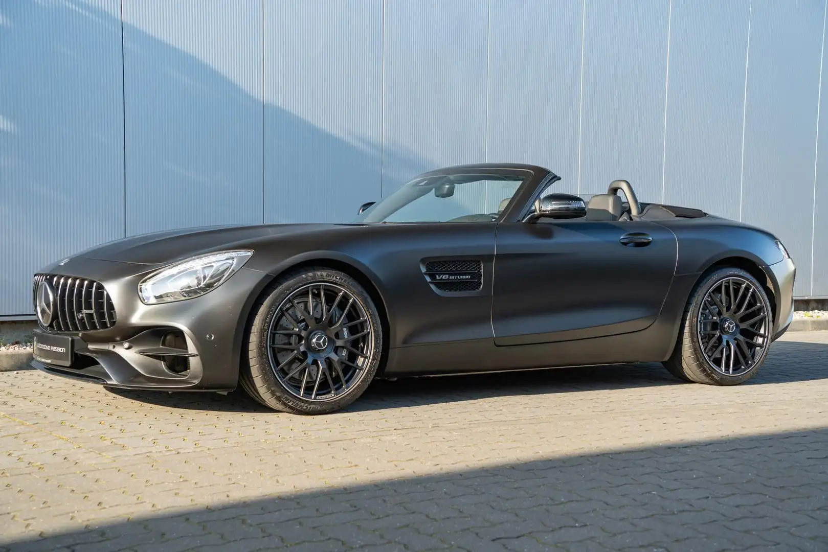 Mercedes-Benz AMG GT Roadster *AMG PerfAuspuff*BURMESTER*Distroni Grijs - 1