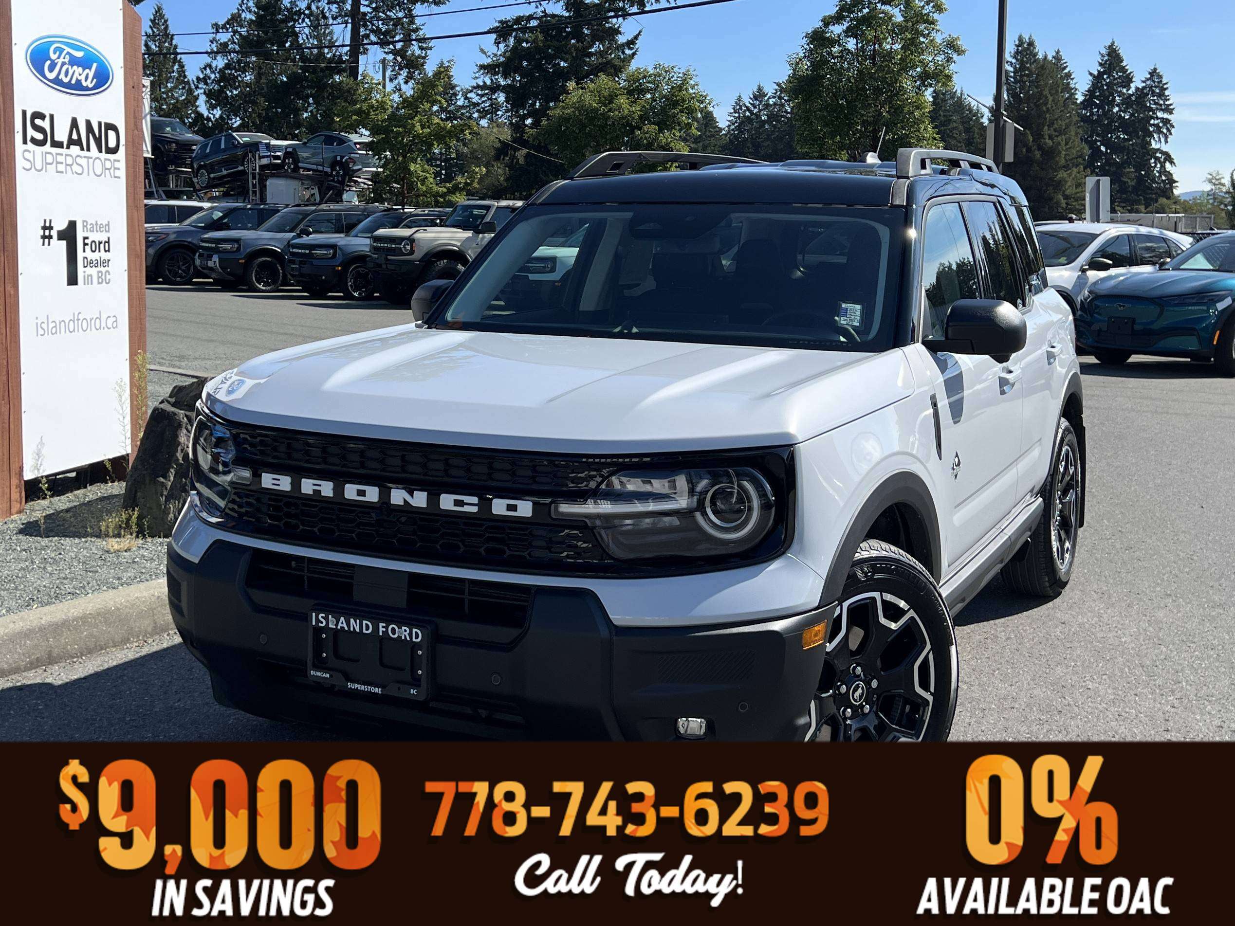 White 2026 Ford Bronco Sport SUV / Crossover All-Wheel Drive 8-Speed Automatic