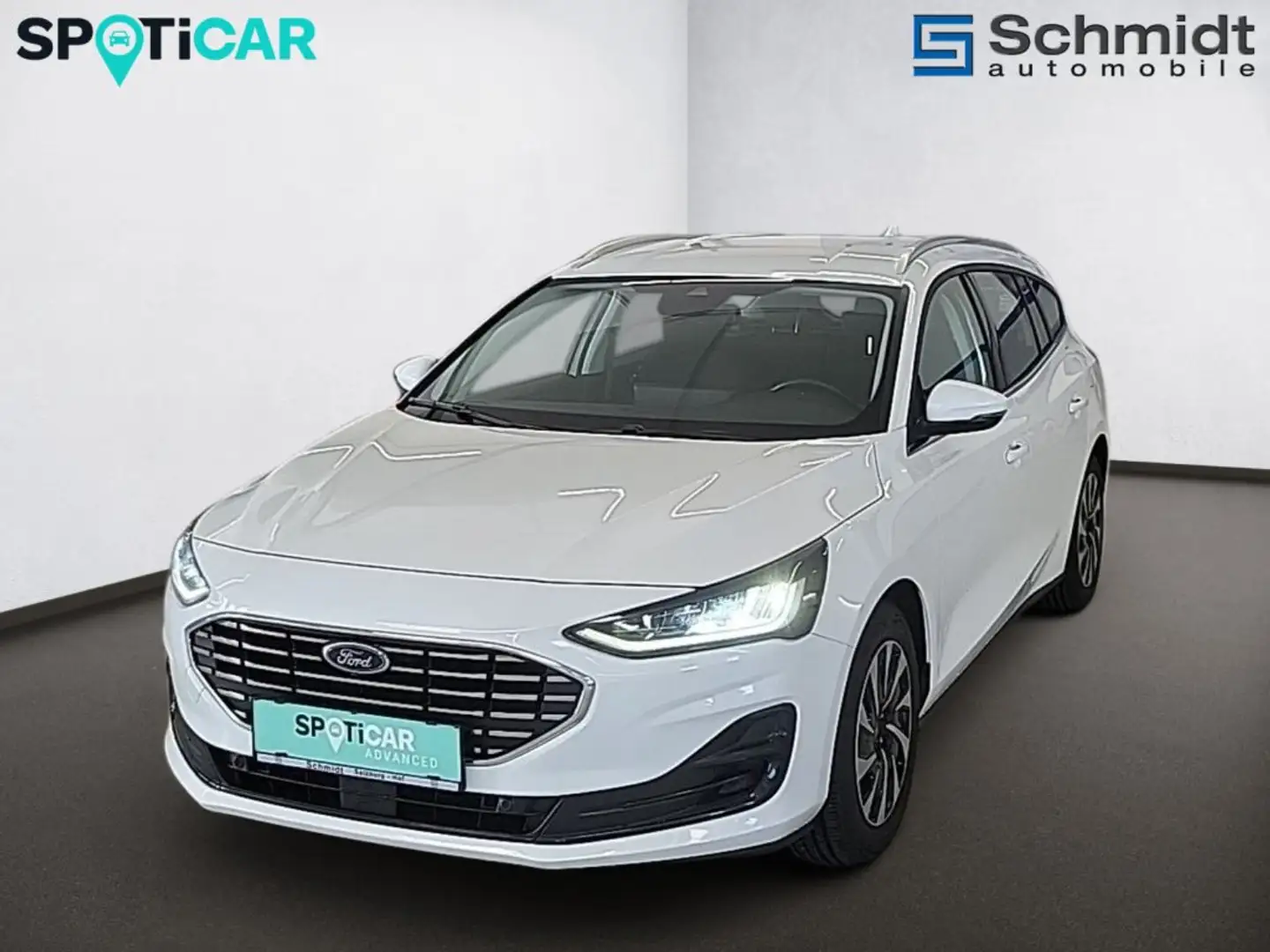 Ford Focus Turnier 1,5 EcoBlue Titanium Aut. Weiß - 1