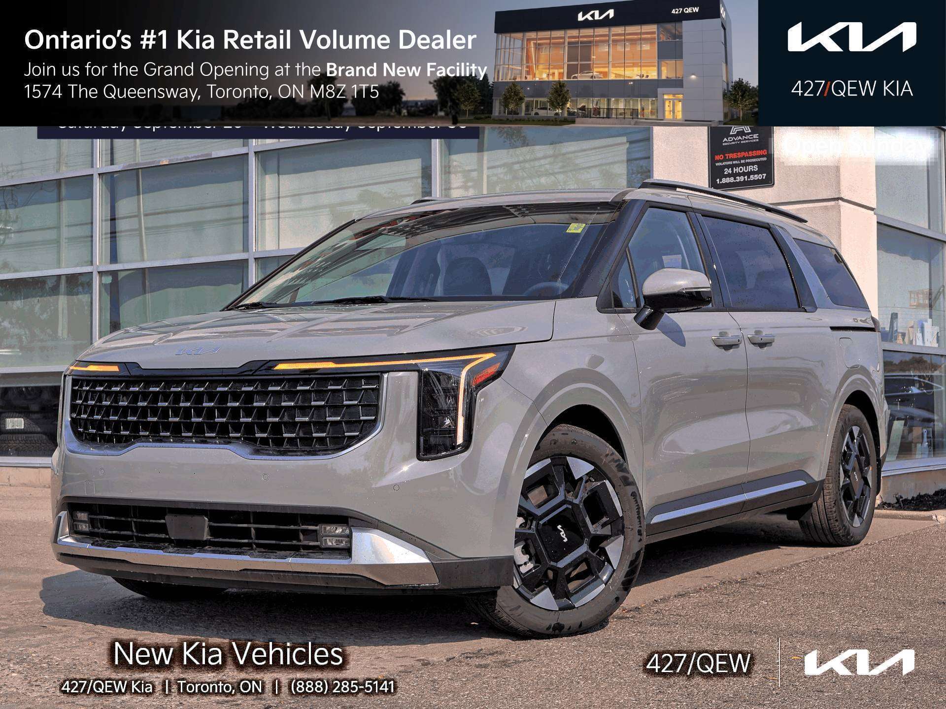 Gray 2027 Kia Carnival   Automatic