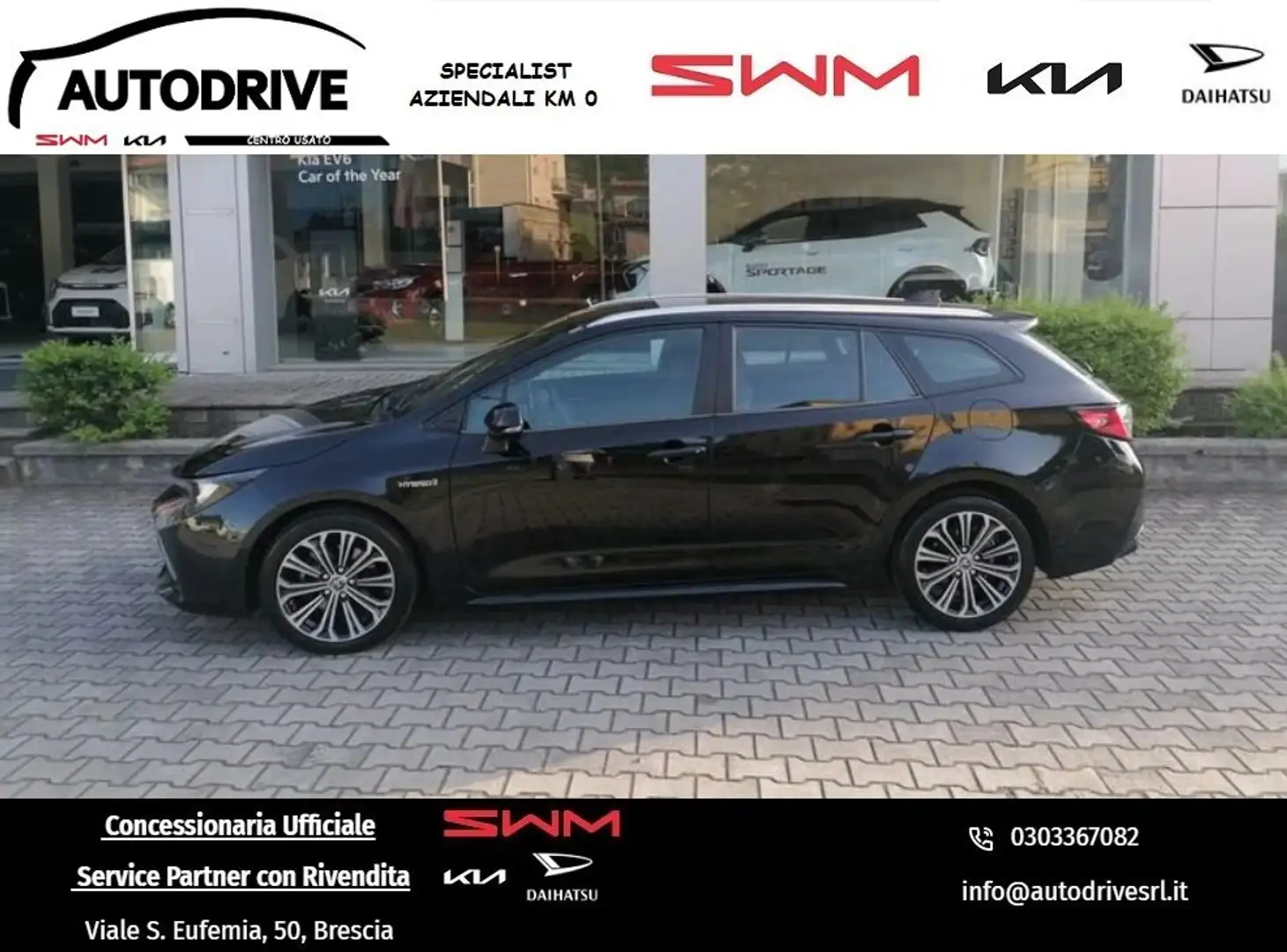 Toyota Corolla Touring Sport 2.0 Hybrid Business Nero - 1