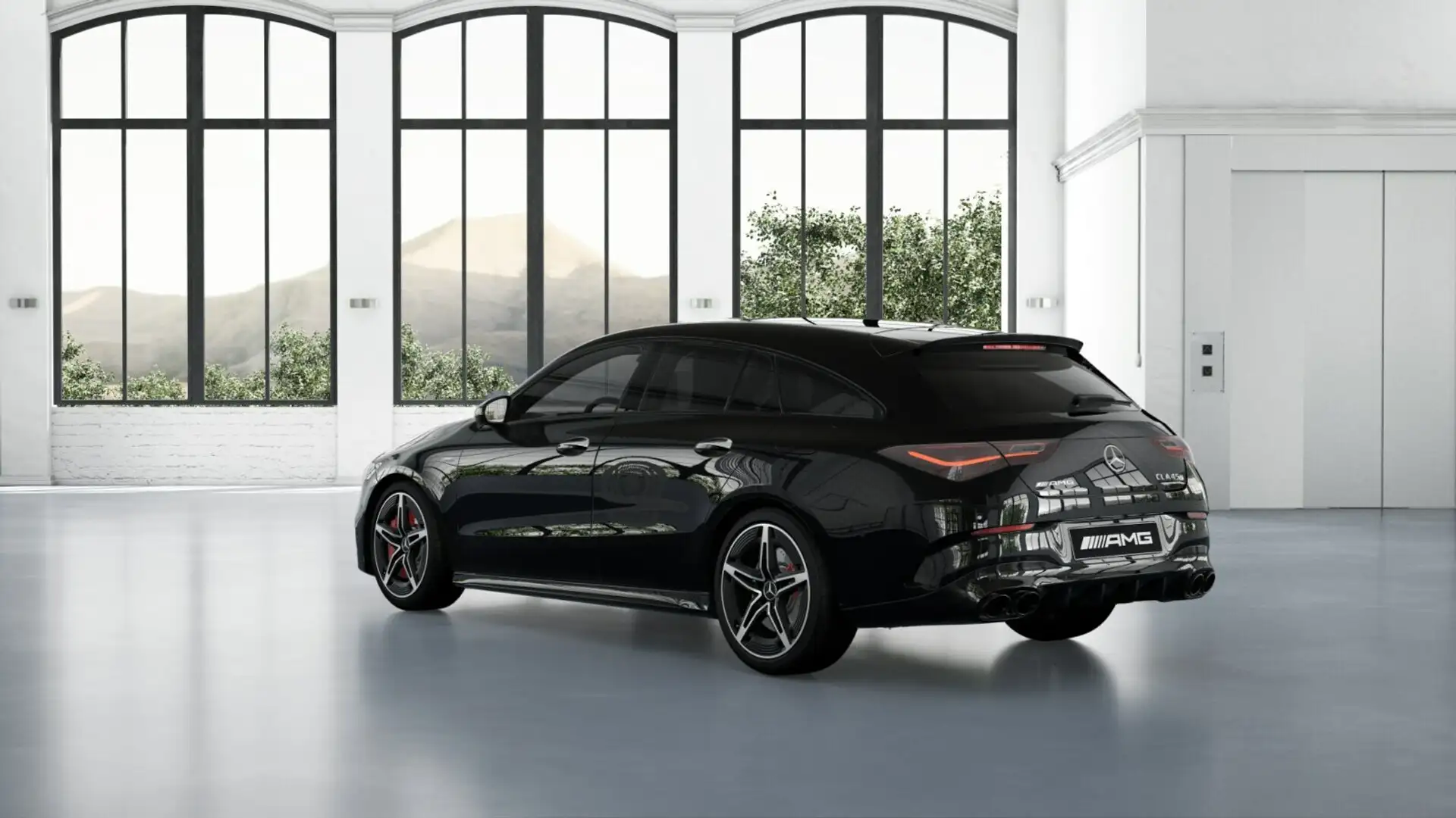 Mercedes-Benz CLA 45 AMG CLA 45 S AMG 4M+ SB NIGHT+DISTRO+PANO+BURME+MLED Schwarz - 2